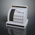 Sharp Commercial Electronic Cash Register With Keypad And Display Screen For Retail Use