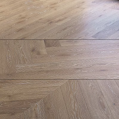 Light Brown Hardwood Flooring With Herringbone Pattern And Natural Texture 3d model