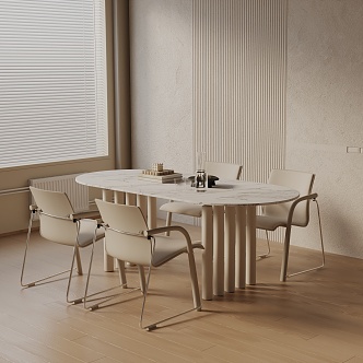 Modern table combination 3d model