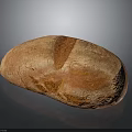 Freshly Baked Artisan Bread With Golden Crusty Exterior And Soft Interior