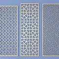 Carved Lattice Windows With Various Decorative Patterns For Interior Design