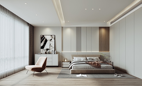 Modern Bedroom 3d model