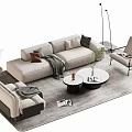 Sofa coffee table 3d model
