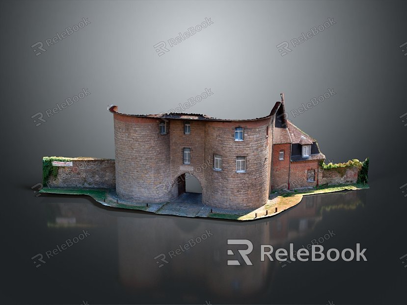 Puerto Rico Gate Ancient Gate San Juan Gatehouse Stone Gatehouse in Puerto Rico model