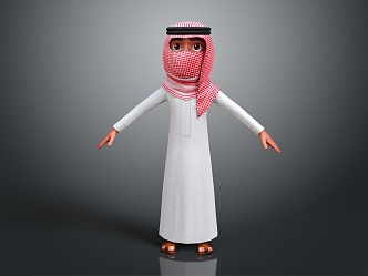 Modern Game Character Arab Virtual Character Virtual Character Movie Character 3d model