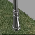 Outdoor Lawn Light Illuminated Street Lamp Style for Evening Garden Pathway