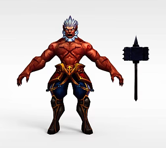 Xianxia online game monster 3d model