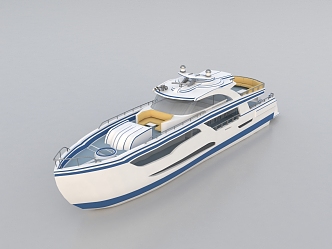 Modern Cruise 3d model