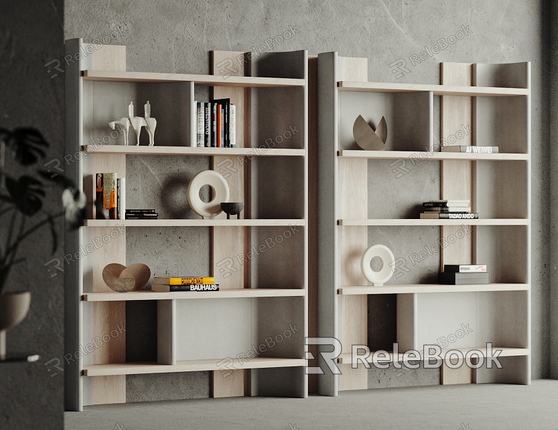 Modern Bookshelf Bookcase model