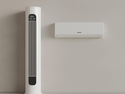 13 Air Conditioner Modern Air Conditioner Vertical Air Conditioner Wall Mounted Air Conditioner 3d model