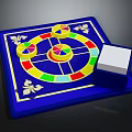 Gambling Table Wheel Table Turntable Table 3d model