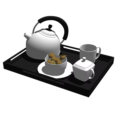 Modern Kitchen Supplies Kitchenware 3d model