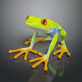 Frog Frog Frog Poison Frog Game Frog Reptile Cold Blooded Animal Reptile Reptile 3d model