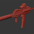 Black Tactical Rifle with Scope Silencer and Ergonomic Grip Modern Design