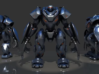 Robot Fighting Robot Mecha Warrior Alien Armor Mechanical Armor Toys Ornaments Mechanical Ornaments Game Characters 3d model