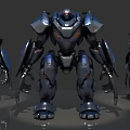 Robot Fighting Robot Mecha Warrior Alien Armor Mechanical Armor Armor Toys Ornaments Mechanical Ornaments Game Characters 3d model
