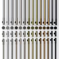 Modern Cabinet And Drawer Handles With Various Metal Designs And Finishes