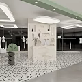 Modern Clothing Store Interior With Stylish Apparel Displays Mannequins And Elegant Lighting