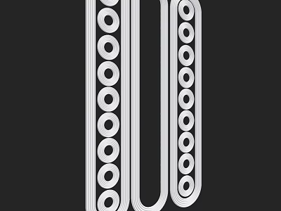 Structural Metal Components With Long Strip Design And Circular Holes Arranged 3d model
