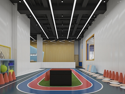 Industrial Style Children's Training Hall Children's Body Intelligence Training Hall Reception model