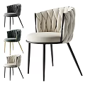 Modern Accent Chairs With Quilted Design Gray Green Beige Metal Legs
