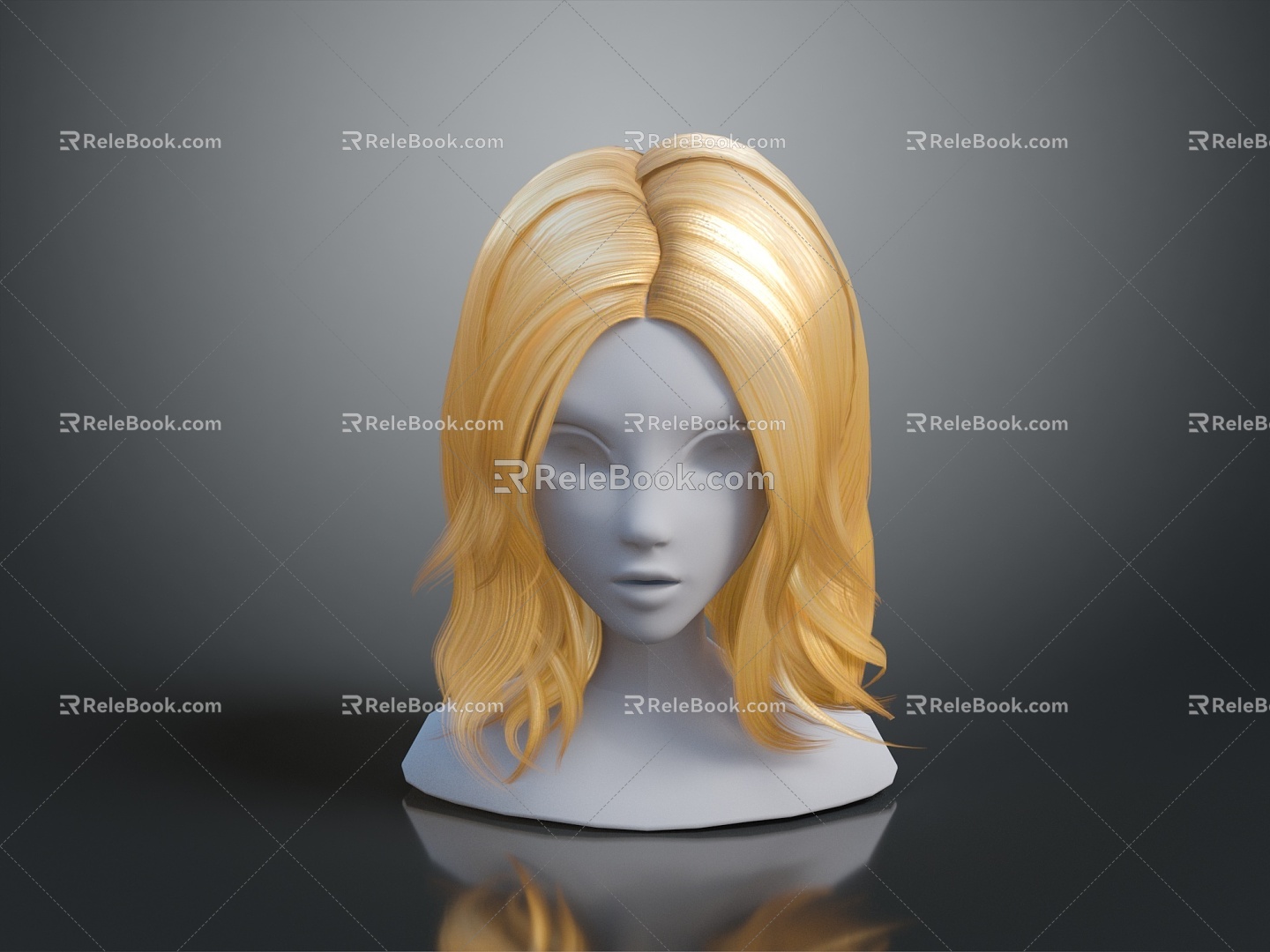 Hair Style Hair Style Short Hair Long Hair Curly Hair Figure Game Figure Game Role Realistic Figure 3d model