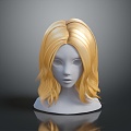 Hair Style Hair Style Short Hair Long Hair Curly Hair Figure Game Figure Game Role Realistic Figure 3d model