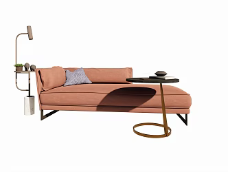 Nordic chaise longue 3d model