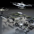 Smart Machines Collection With Diverse Mechanical Parts And Advanced Tech Components