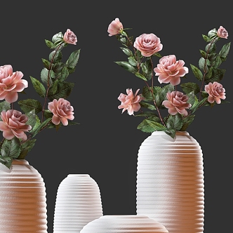 New desktop ornaments vase floral decoration 3d model