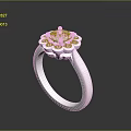 Elegant Silver Ring With Blue Gemstone And Decorative Design For Daily Use