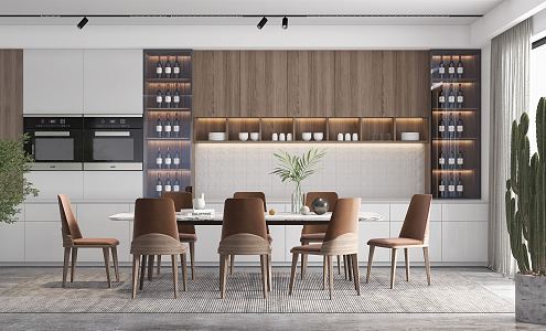 Modern Restaurant 3d model