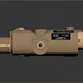Two Black And Beige Industrial Mechanical Devices With Labels And Knobs
