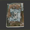 Detailed Scale Architectural Model Showing Site Layout With Buildings Roads And Facilities