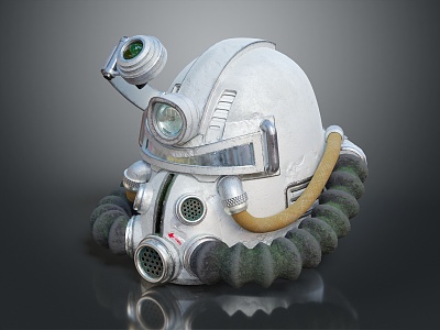 Sci-Fi Helmet Alien Helmet High Tech Helmet Game Helmet 3d model