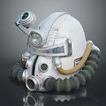 Sci-Fi Helmet Alien Helmet High Tech Helmet Game Helmet 3d model