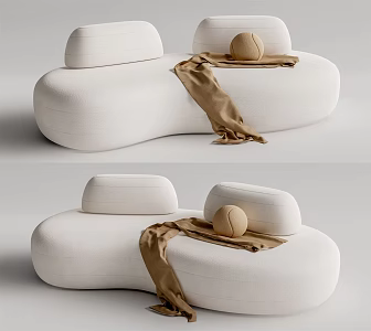 Modern Multiplayer Sofa 3d model