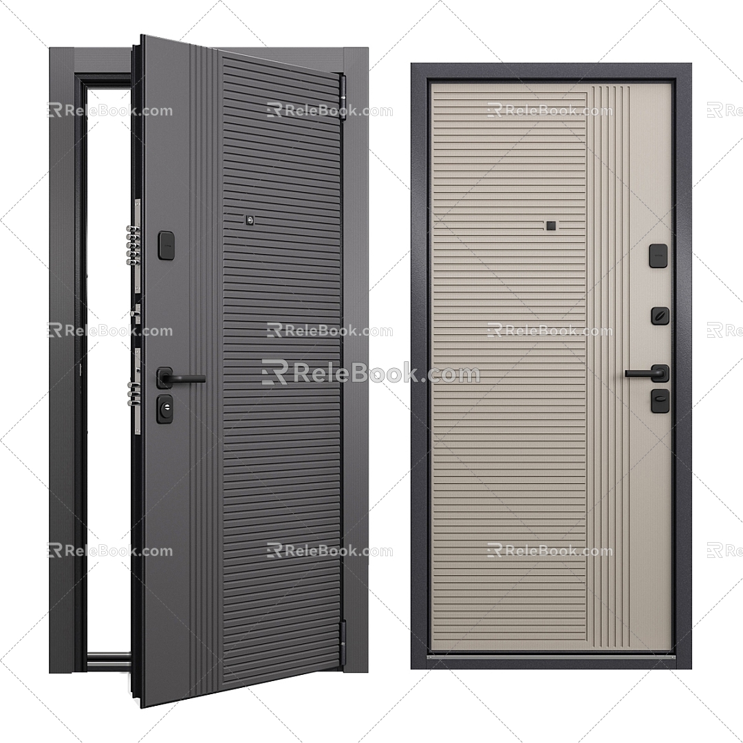 Simple entrance door entrance door room entrance door entrance door entrance door 3d model