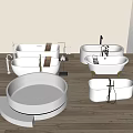 Various Modern Freestanding Bathtubs In White Round Oval And Clawfoot Styles
