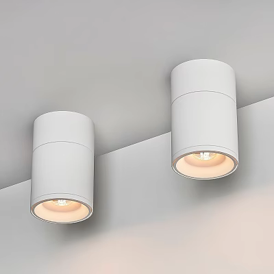 Modern White Recessed Downlights And Spotlights For Indoor Home Lighting 3d model