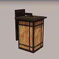 Modern Wall Sconce with Geometric Frame Frosted Glass Shade and Warm Illumination