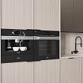 Modern Kitchen Sleek Light Wood Cabinets With Marble Countertop Central Island And Range Hood