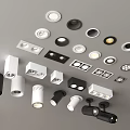 Various Styles Modern Downlights and Spotlights for Home Interior Lighting Fixtures