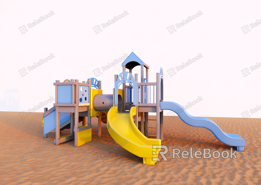 Modern slide children's slide model