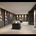 Jewelry Store Luxurious Interior With Elegant Displays And High-End Lighting