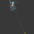 Modern Arched Landscape Bridge With Metal Railings Over Water And Tree Reflections