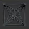 Iron frame large iron frame iron frame house factory industrial iron frame iron ladder rigid ladder work frame rigid scaffold 3d model