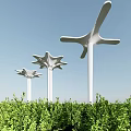 Modern Column Sculpture Decorative Column Construction Column Landscape Structure Landscape Column 3d model