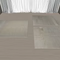 Modern MAXALTO Square Carpet 3d model