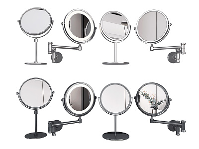 Modern mirror cosmetic mirror decorative mirror 3d model